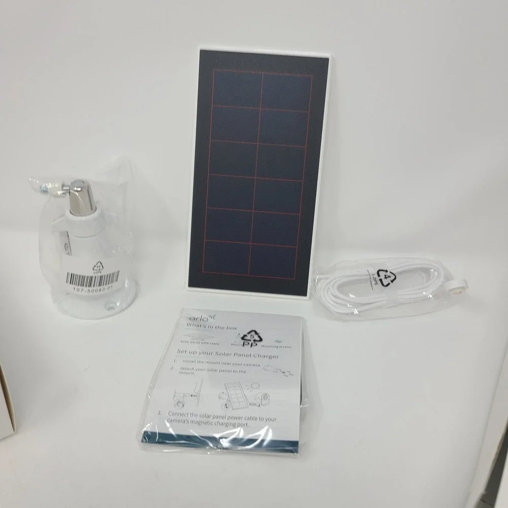 Arlo VMA5600-20000S White Solar Panel Charger - Ultra, Ultra 2, Pro 3, Pro 4